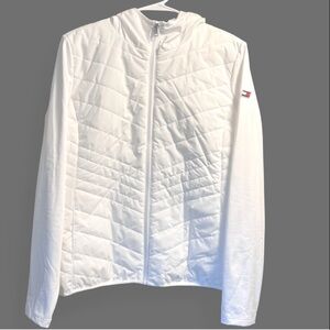 NWT Tommy Hilfiger Sport Hybrid Quilted White Jacket - Size L